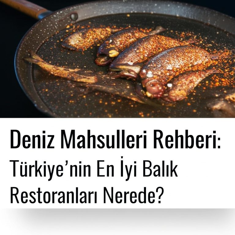 Deniz Mahsulleri Rehberi: Türkiye’nin En İyi Balık Restoranları Nerede?