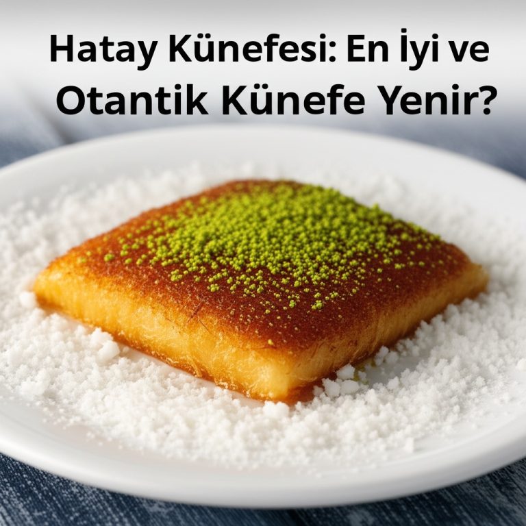 Hatay Künefesi: En İyi ve Otantik Künefe Nerede Yenir?