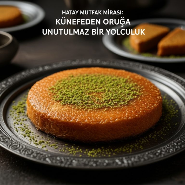 Hatay Mutfak Mirası: Künefeden Oruğa Unutulmaz Bir Yolculuk