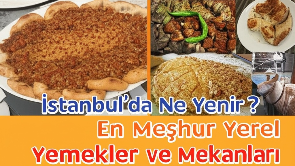 İstanbul’da Ne Yenir? En Meşhur Yerel Yemekler ve Mekanları