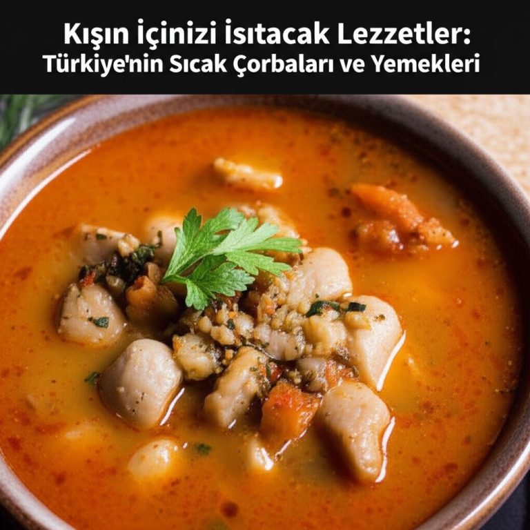 Kışın İçinizi Isıtacak Lezzetler: Türkiye’nin Sıcak Çorbaları ve Yemekleri