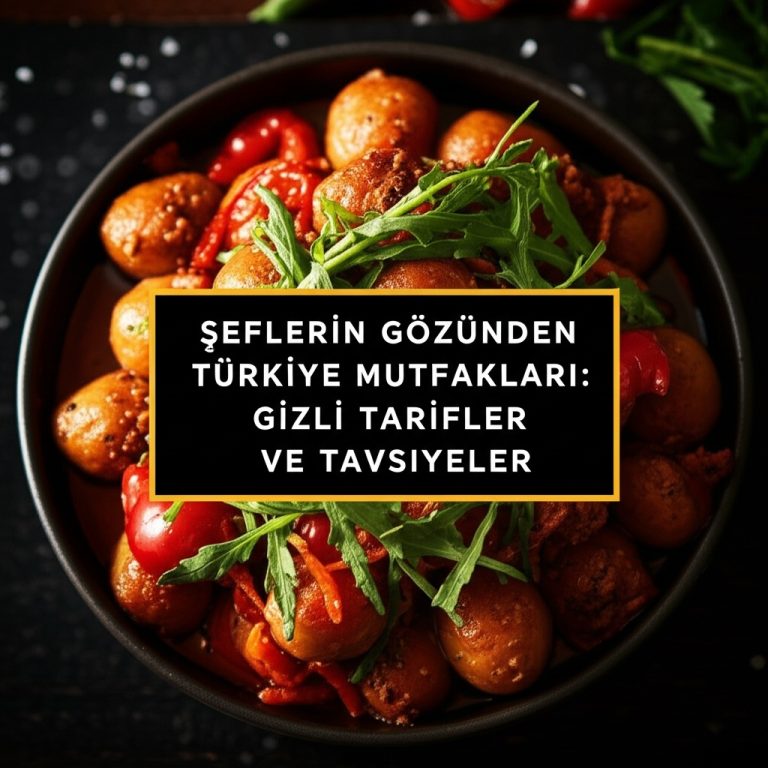 Şeflerin Gözünden Türkiye Mutfakları: Gizli Tarifler ve Tavsiyeler